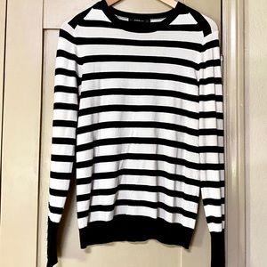 Zara black and white sweater